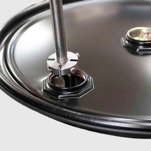 Drum Bung Mixer 3 HP Bung Mount Air Direct Drive Mixer Dual Collapsible Pitch Impeller- MMX-1215D-N2