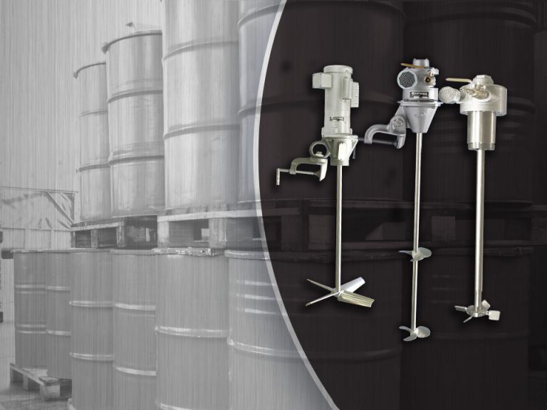 industrial mixer and agitators for drums