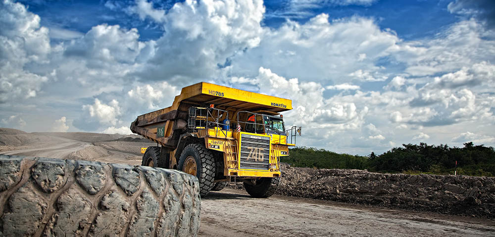 coal mining dump truck