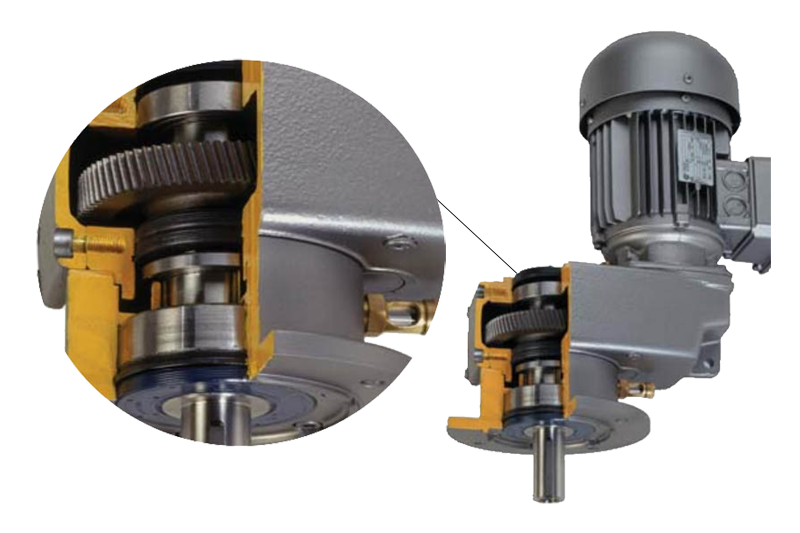 Clincher gearbox for GMX Industrial Mixer 2