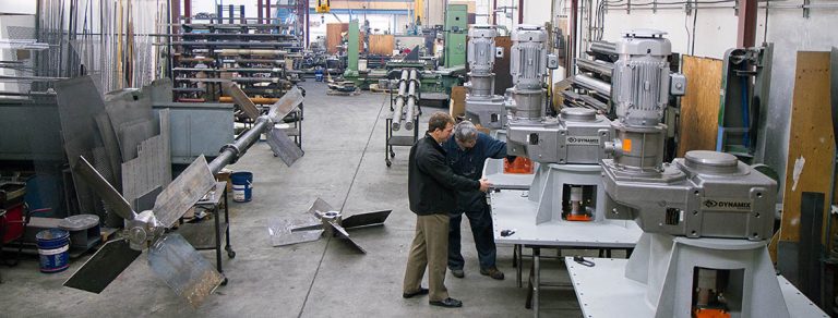 Gear box and pedestal Inspection - Mixer