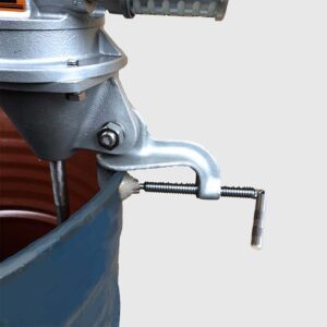 Air Powered Drum Mixer – 1.5 HP Light Duty Clamp Mount Air Direct Drive Mixer Dual Propeller – MMX-1215D-C2