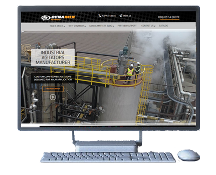 screen capture of dynamix site