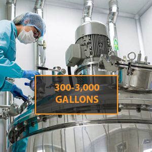 300 - 3000 Gallons