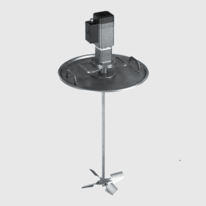 Tote Mixer – Electric Gearmotor – 0.5 HP – ITM 7300 Series Drum Lid SS Mount Single Dynaflow Impeller – 3 Phase