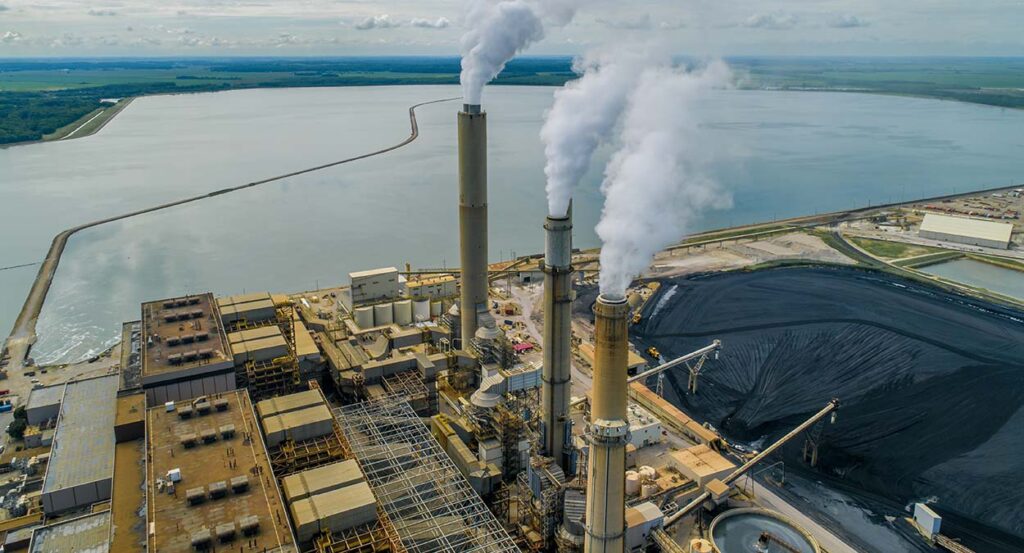 large coal fired power plant