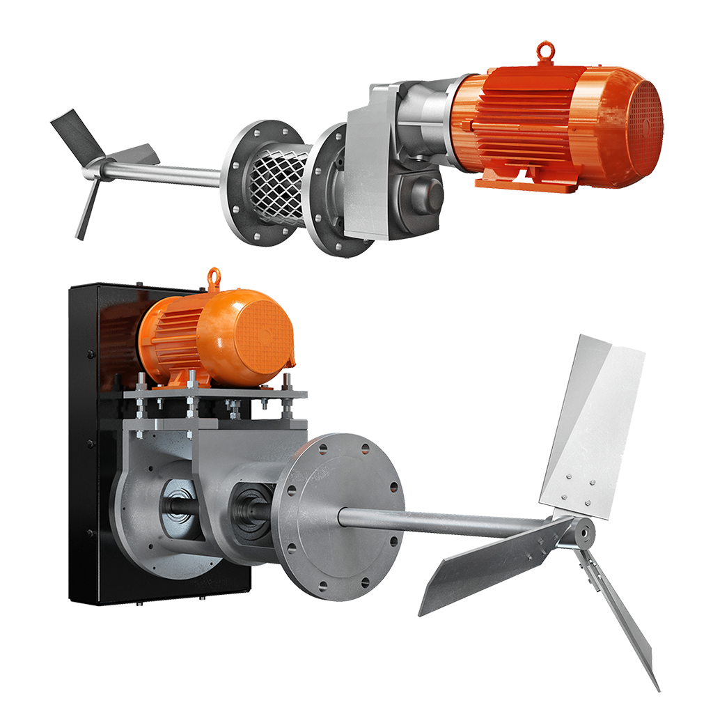 Side Entry Mixers Belt Drive and Gear Drive